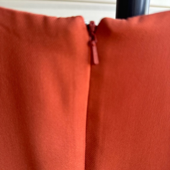 New with tags ASOS copper midi wrap dress size 8 - Picture 7 of 11